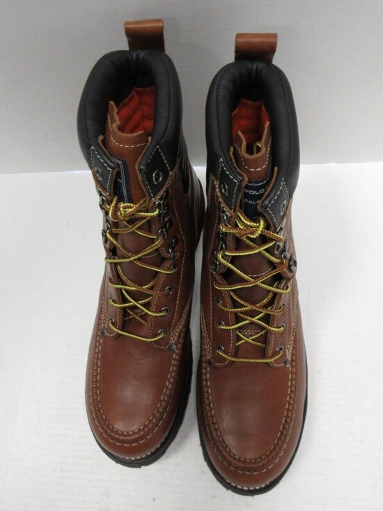 VTG Polo Ralph Lauren Sport Boots 11.5 D Leather Rugged Work MG1702 main image 10